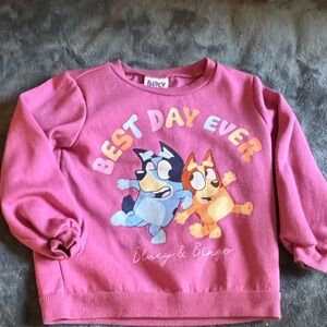 Bluey & Bingo Kids Pink Sweatshirt
